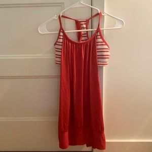 •Special Edition• red and white lululemon tank